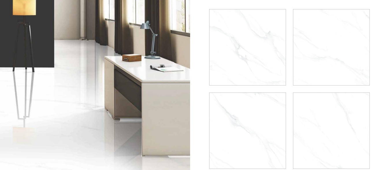 NEW CARRARA MATT AND GLOSSY 60X60 PREMIUM TILES PRICE IS PER SQM