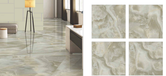 PRICE PER SQM-LUXURY IMPERIAL OLIVE GLOSSY TILES