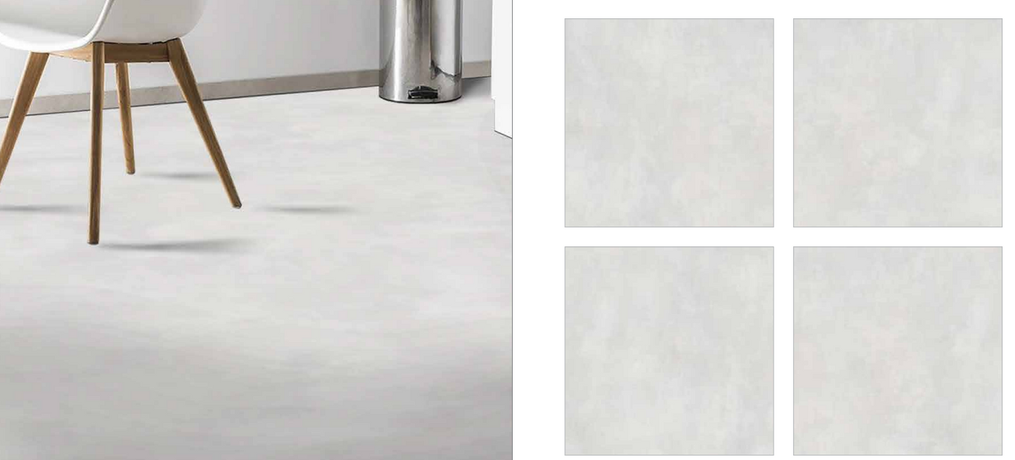 PRICE PER SQM- LIGHT GREY MATT 60X60 PREMIUM TILES