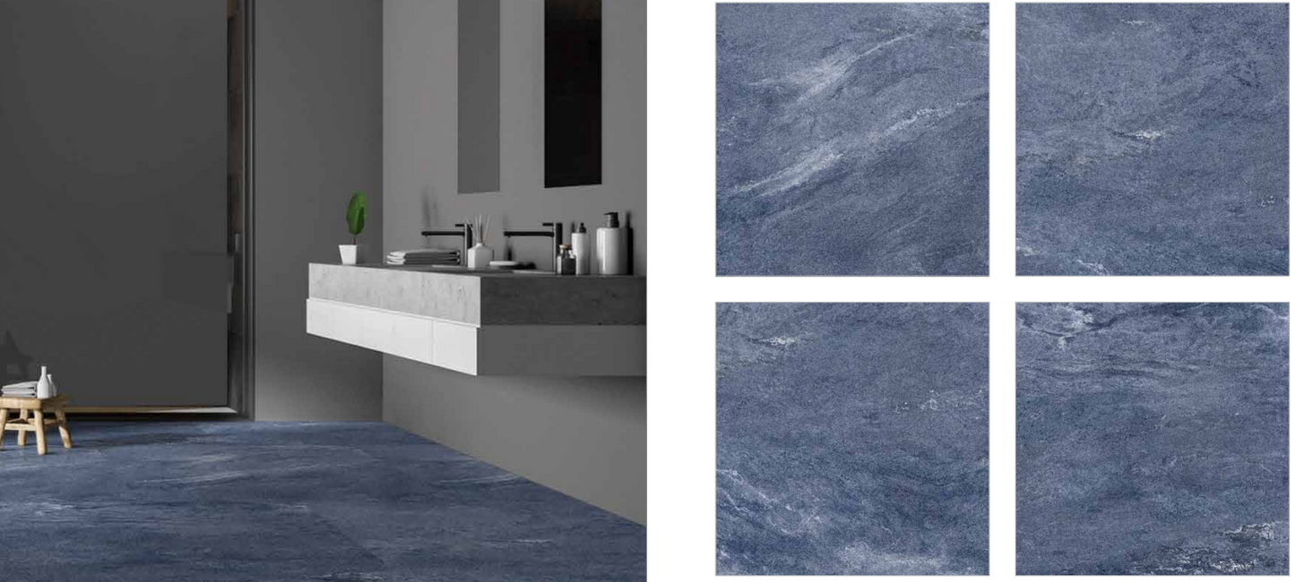PRICE PER SQM- PREMIUM OCEAN BLUE 60X60 MATT FINISH TILES